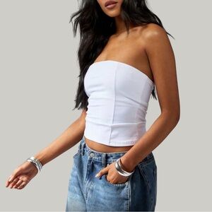 LIKE NEW Missguided Bandeau Crop Top